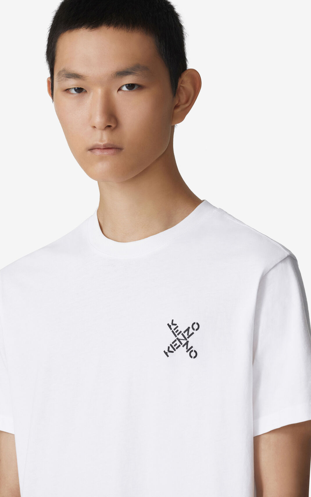 T Shirt Kenzo Sport Little X Homme Blanche | RXUV-39502